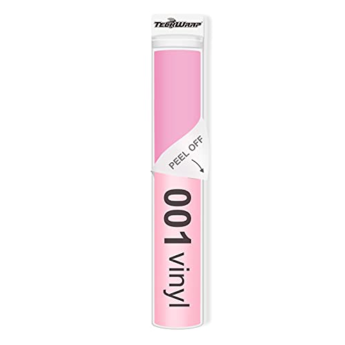 TECKWRAP 001 Vinyl, matt, selbstklebend, für Bastelprojekte, 0,3 m x 1,5 m, Sweet Pink von TECKWRAP