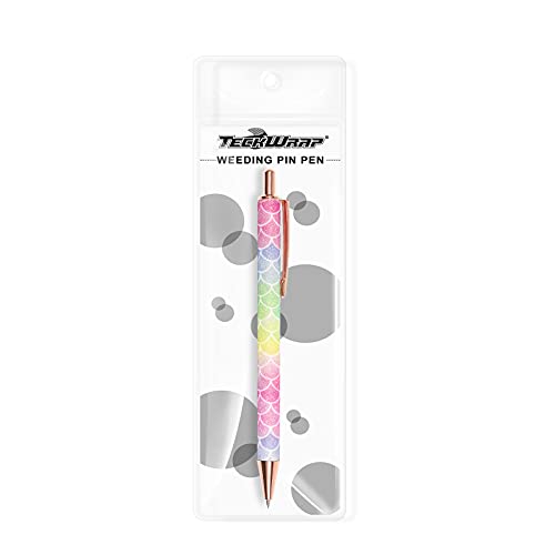TECKWRAP Luftfreigabe-Unkrautwerkzeug, Stiftstift, Vinyl-Installation (Regenbogen-Meerjungfrau) von TECKWRAP