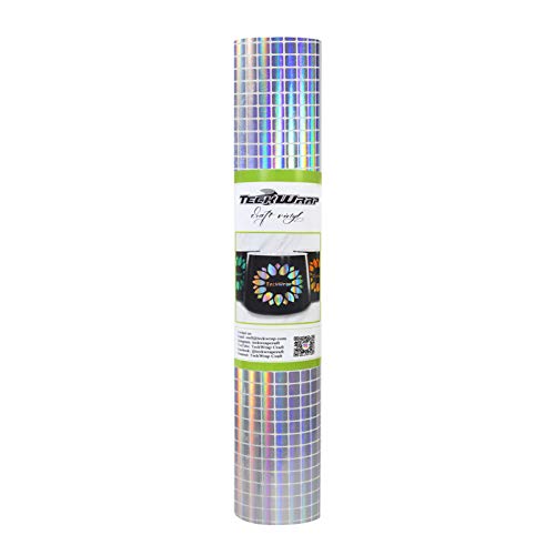 TECKWRAP Holografisches Mosaik-Mosaik, Chrom, Vinyl, 0,3 x 1,5 m, quadratisch, silberfarben TECKWRAP Holografisches Mosaik-Mosaik, Chrom, Vinyl, 0,3 x 1,5 m, quadratisch, silberfarben von TECKWRAP