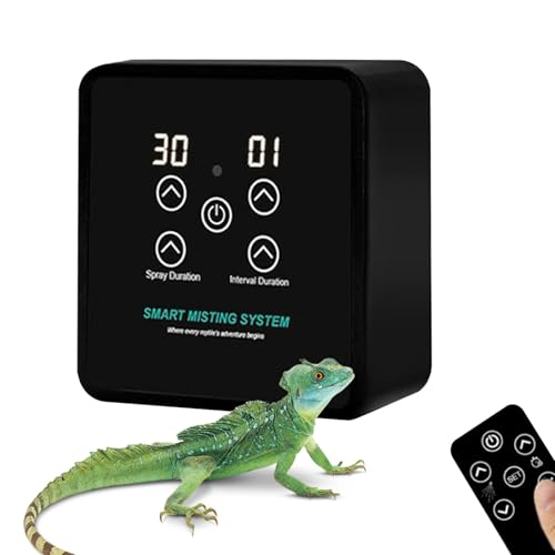 Intelligentes Beregnungsanlage Terrarium, Luftbefeuchter Terrarium mit Timer und Sprühdüsen 360 ° Verstellbare, Terrarium Luftbefeuchter, Vernebler Terrarium für Amphibien Reptilien Pflanzen Intelligentes Beregnungsanlage Terrarium, Luftbefeuchter Terrarium mit Timer und Sprühdüsen 360 ° Verstellbare, Terrarium Luftbefeuchter, Vernebler Terrarium für Amphibien Reptilien Pflanzen von TECKZOON