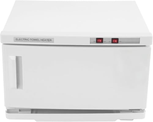 TECKZOON 25L Handtuchwärmer mit UV & Heizung, Handtuch Wärmeschrank für bis zu 60 Handtücher, 80°C Sterilisator mit 360° Rundumheizung, Ideal für Spa, Salon & Kosmetikstudio von TECKZOON