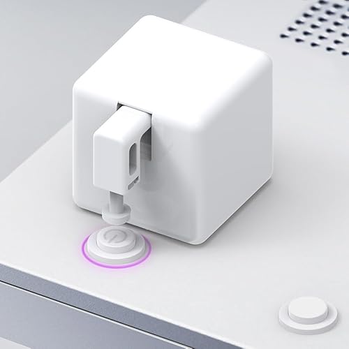 TECKZOON Fingerbot Plus Smart Switch Button Pusher, mit Touch-Steuerung, kompatibel mit Smart Life App und Tuya BLE Hub, Sprachsteuerung mit Alexa & Google Home, Timer- und Automatisierung (2 Pack) von TECKZOON