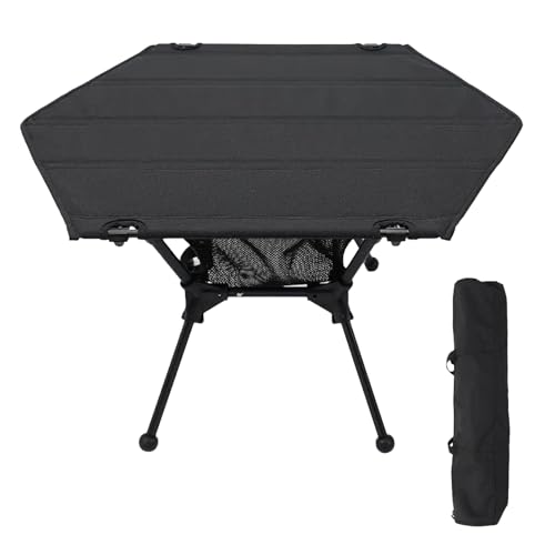 TECKZOON großer Faltbarer Campingtisch, 65 * 60 cm Aluminium Outdoor Camping Klapptisch, 1,3kg leicht mit einfacher Tragetasche und Organizer-Netztasche, ideal für Camping & Reise TECKZOON großer Faltbarer Campingtisch, 65 * 60 cm Aluminium Outdoor Camping Klapptisch, 1,3kg leicht mit einfacher Tragetasche und Organizer-Netztasche, ideal für Camping & Reise von TECKZOON