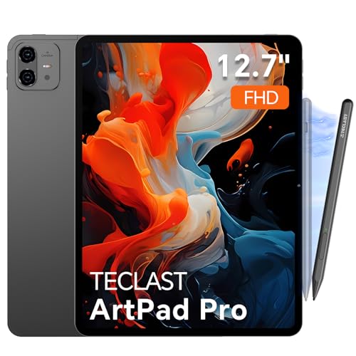 TECLAST Tablet Artpad Pro 12.7" Android 15 Tablets, Helio G99 Gaming Tablet | 20GB RAM 256GB ROM | Dual SIM LTE | 10000mAh | Widevine L1 | GPS/GMS | USBC Anschluss | 30W Schnellladung | Stift inkl. TECLAST Tablet Artpad Pro 12.7" Android 15 Tablets, Helio G99 Gaming Tablet | 20GB RAM 256GB ROM | Dual SIM LTE | 10000mAh | Widevine L1 | GPS/GMS | USBC Anschluss | 30W Schnellladung | Stift inkl. von TECLAST