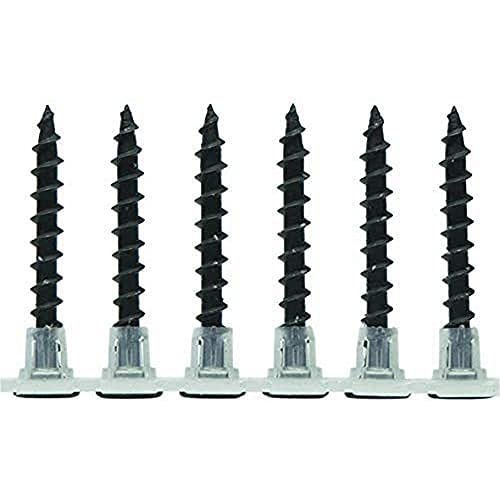 TECMIX Gurtschrauben TBS Magazinschrauben Grobgewinde 3,9 x 25 mm (1000 Stk.) I Phosphatiert I Tiefe Gewindegänge I Kompatibel mit Schnellbauschrauben von TECMIX