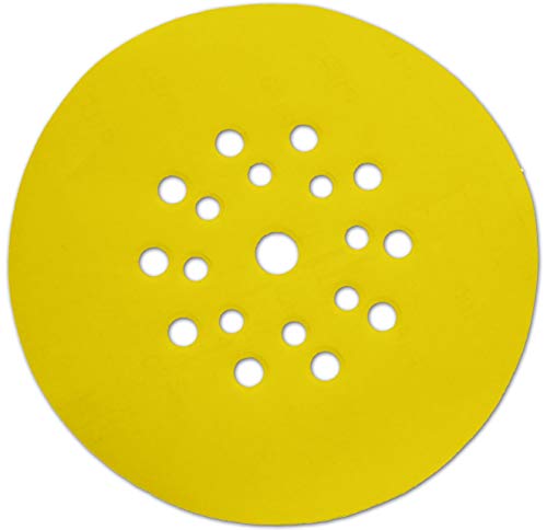 TECMIX Multiloch Klett-Schleifpapier P100 (25 Stk.), Ø 225mm I Profi-Schleifscheiben I Für präzise Oberflächenbearbeitung I Mit starker Staubabsaugung I Perfekte Passform von TECMIX