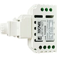 Passiver Dimmer mit 10A Keystone Schalter 0/1-10Vdc Weiß TE0595B - Tecnel von TECNEL