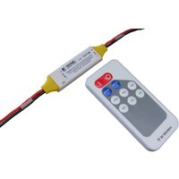 Tecnel - Dimmer für einfarbige LED-Streifen mit Fernbedienung TE414M von TECNEL
