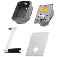 Tecnogas S.r.l. - Jalousiedrehbank Montagemechanismus-Box-Platte-weiße Kurbel 70090002 Tecnogas S.r.l. - Jalousiedrehbank Montagemechanismus-Box-Platte-weiße Kurbel 70090002 von TECNOGAS S.R.L.