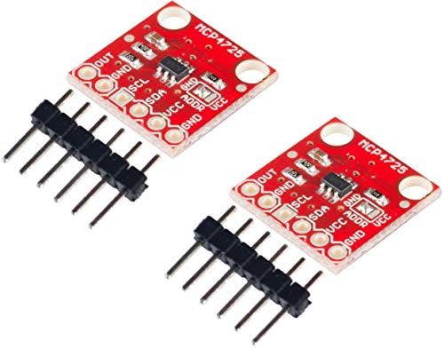 TECNOIOT 2 stücke CJMCU-MCP4725 I2C DAC-Modul Entwicklungsboard Entsperren Sie die 12-Bit-Auflösung TECNOIOT 2 stücke CJMCU-MCP4725 I2C DAC-Modul Entwicklungsboard Entsperren Sie die 12-Bit-Auflösung von TECNOIOT