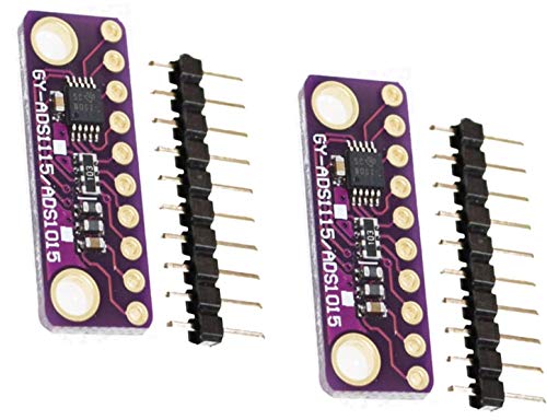 TECNOIOT 2pcs I2C ADS1015 12-bit Precision ADC 4 Channel Converter Module Development Board Module with Programmable Gain Amplifier TECNOIOT 2pcs I2C ADS1015 12-bit Precision ADC 4 Channel Converter Module Development Board Module with Programmable Gain Amplifier von TECNOIOT