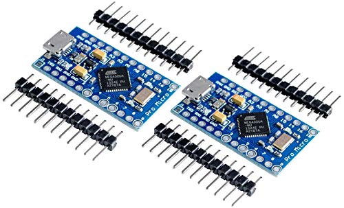 TECNOIOT 2pcs Pro Micro ATmega32U4 5 V/16MHz Module with Pin Header for Leonardo |2 stücke Pro Micro Atmega 32u4 5 v / 16 MHz Modul USB Micro-Controller Board Für Leonardo TECNOIOT 2pcs Pro Micro ATmega32U4 5 V/16MHz Module with Pin Header for Leonardo |2 stücke Pro Micro Atmega 32u4 5 v / 16 MHz Modul USB Micro-Controller Board Für Leonardo von TECNOIOT