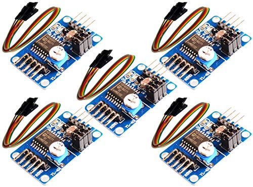 5 Stück PCF8591 Analog-Digital-Konvertierungs-AD/DA-Konvertermodul + Kabel von TECNOIOT