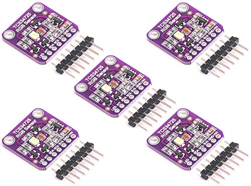 TECNOIOT 5pcs TCS34725 Color Sensor RGB Color Sensor Development Board 34725 CJMCU-34725 TECNOIOT 5pcs TCS34725 Color Sensor RGB Color Sensor Development Board 34725 CJMCU-34725 von TECNOIOT