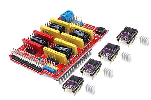 CNC Shield V3 Expansion Board + 4pcs DRV8825 Stepper Motor Driver Module for 3D Printer CNC Shield V3 Expansion Board + 4pcs DRV8825 Stepper Motor Driver Module for 3D Printer von TECNOIOT