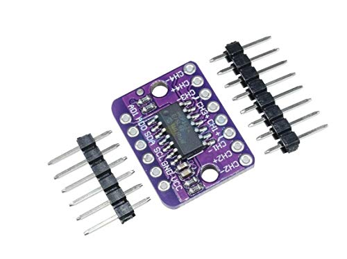 MCP3424 Digitales I2C ADC-4-Kanal-Konvertierungsmodul 2.7V-5.5V Hohe Genauigkeit von TECNOIOT