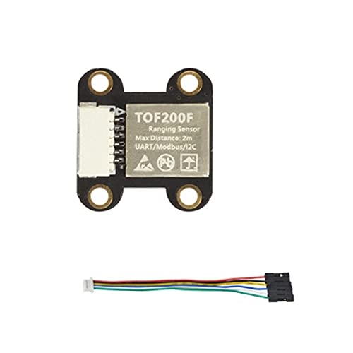 TECNOIOT 1 Pieza-Distanzsensormodul, Distanzsensor 2 m Tof200f VL53L0X, serielle Schnittstelle UART/Modbus / I2C IIC TECNOIOT 1 Pieza-Distanzsensormodul, Distanzsensor 2 m Tof200f VL53L0X, serielle Schnittstelle UART/Modbus / I2C IIC von TECNOIOT