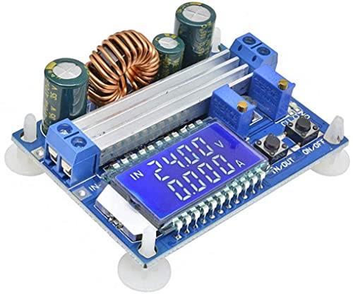 TECNOIOT 1 Stück 35 W DC 5,5-30 V bis 0,5-30 V LCD-Display Step Up Down Buck Boost Converter TECNOIOT 1 Stück 35 W DC 5,5-30 V bis 0,5-30 V LCD-Display Step Up Down Buck Boost Converter von TECNOIOT