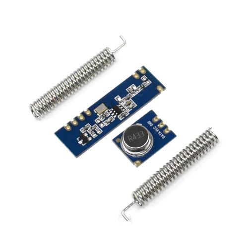 TECNOIOT 1 Stück Ask STX882 Sender + SRX882 Empfänger + 2 Stück Antennen 433 MHz 100 Meter von TECNOIOT