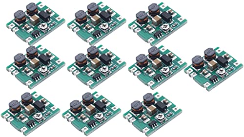 TECNOIOT 10pcs DC 3-15V bis 1-15V Buck Boost Automatisches Miniatur-Spannungsreglermodul von TECNOIOT
