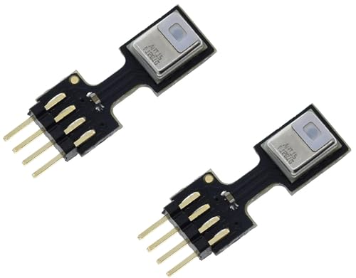 2 Stück AHT15 integriertes Temperatur- und Feuchtigkeitssensormodul, hohe Präzision, I2C von TECNOIOT