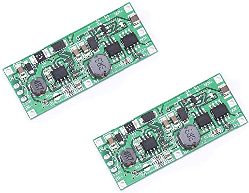 TECNOIOT 2 Stück DC 5V-12V bis 12V USV Unterbrechungsfreie Stromversorgung 18650 Batterieschutzplatine von TECNOIOT