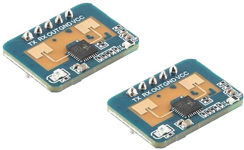 TECNOIOT 2 Stück LD2410C 24 GHz FMCW HVAC-LD2410C Wellenradar-Induktionsmodul von TECNOIOT