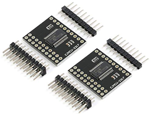 TECNOIOT 2 Stück MCP23017 serielle Schnittstelle I2C bidirektionaler 16-Bit-E/A von TECNOIOT