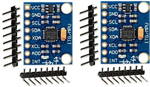 TECNOIOT 2 stücke GY-521 6DOF MPU-6050 3 Achsen Beschleunigungsmesser und Schalten Modul TECNOIOT 2 stücke GY-521 6DOF MPU-6050 3 Achsen Beschleunigungsmesser und Schalten Modul von TECNOIOT