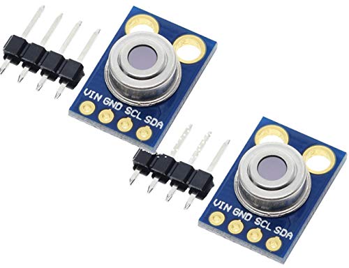 TECNOIOT 2pcs GY-906 MLX90614 Non-Contact Infrared Temperature Sensor Module MLX90614ESF TECNOIOT 2pcs GY-906 MLX90614 Non-Contact Infrared Temperature Sensor Module MLX90614ESF von TECNOIOT