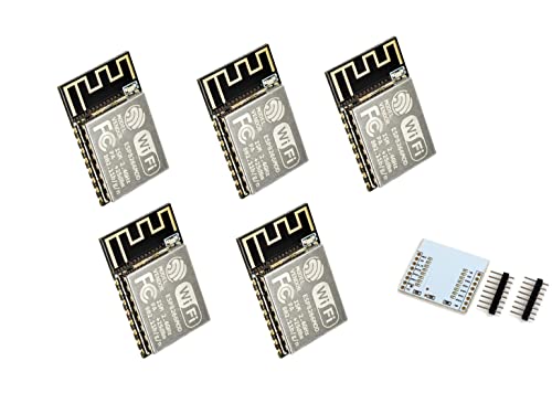 TECNOIOT 5 STK ESP ESP8266 Serial WLAN Transceiver Modul (ESP12S) von TECNOIOT