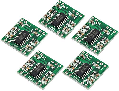 TECNOIOT 5 STK PAM8403 Audio Modul Class-D Digitaler Verstärker 2.5 bis 5V USB-Stromversorgung TECNOIOT 5 STK PAM8403 Audio Modul Class-D Digitaler Verstärker 2.5 bis 5V USB-Stromversorgung von TECNOIOT