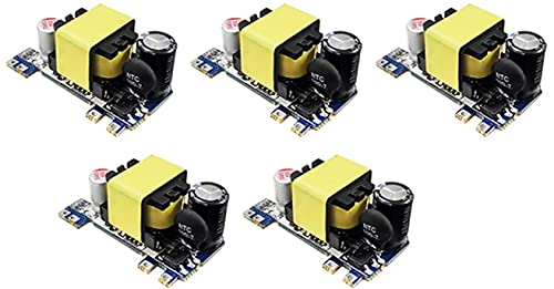 TECNOIOT 5 Stück AC-DC 24V 500mA Low Ripple Switching Abwärts-Stromversorgungsmodul von TECNOIOT