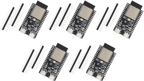 TECNOIOT 5 Stück ESP32-C6 Dual Typ-C Entwicklungsboard N16 16 MB Flash ESP32 WiFi + Bluetooth WiFi6 TECNOIOT 5 Stück ESP32-C6 Dual Typ-C Entwicklungsboard N16 16 MB Flash ESP32 WiFi + Bluetooth WiFi6 von TECNOIOT