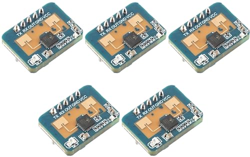 TECNOIOT 5 Stück LD2410C 24 GHz FMCW HVAC-LD2410C Wellenradar-Induktionsmodul von TECNOIOT