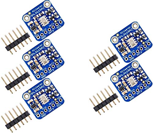 TECNOIOT 5 Stück MPL3115A2 IIC I2C Intelligentes Temperatur-Druck-Höhensensormodul V2.0 TECNOIOT 5 Stück MPL3115A2 IIC I2C Intelligentes Temperatur-Druck-Höhensensormodul V2.0 von TECNOIOT