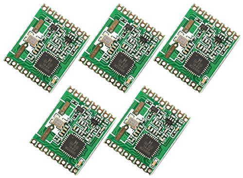 TECNOIOT 5 Stück RFM69HW 433 MHz + RFM12B HopeRF Wireless Transceiver RFM69HW-433S2 TECNOIOT 5 Stück RFM69HW 433 MHz + RFM12B HopeRF Wireless Transceiver RFM69HW-433S2 von TECNOIOT
