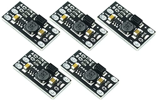 TECNOIOT 5 stücke Mini DC-DC Boost Step Up Converter Board Modul 3,7 V bis 5 V 8 V 9 V 12 V Ausgang von TECNOIOT