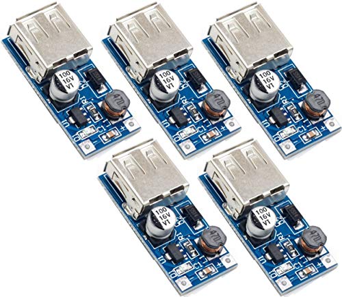 TECNOIOT 5pcs 0.9V-5V DC-DC to 5V USB Voltage Converter Step Up Power Supply Module | 5pcs DC-DC 0.9V-5V à 5V Convertisseur de Tension USB Booster Module d'alimentation TECNOIOT 5pcs 0.9V-5V DC-DC to 5V USB Voltage Converter Step Up Power Supply Module | 5pcs DC-DC 0.9V-5V à 5V Convertisseur de Tension USB Booster Module d'alimentation von TECNOIOT