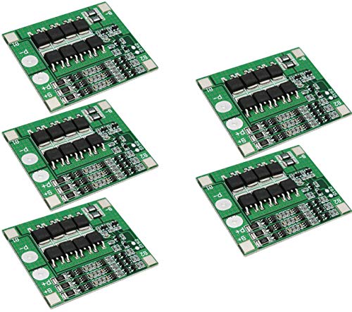 TECNOIOT 5 Stück 3S 25A Li-Ion 18650 BMS PCM Batterieschutzplatine mit Balance BMS PCM TECNOIOT 5 Stück 3S 25A Li-Ion 18650 BMS PCM Batterieschutzplatine mit Balance BMS PCM von TECNOIOT