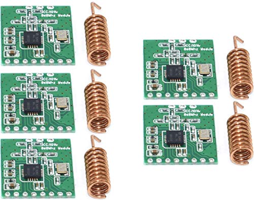 TECNOIOT 5pcs CC1101 868MHz Wireless Module Long Distance Transmission with Antenna von TECNOIOT