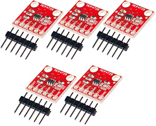 TECNOIOT 5pcs CJMCU-MCP4725 I2C DAC Module Development Board Unlock 12 bit Resolution von TECNOIOT