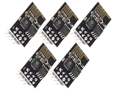 TECNOIOT 5pcs ESP8266 ESP-01S WiFi Serial Wireless Transceiver Module - 5pcs DIY ESP8266 Series Wireless WLAN Transceiver Module ESP-01S Compatible with RPi/AVR/Arm TECNOIOT 5pcs ESP8266 ESP-01S WiFi Serial Wireless Transceiver Module - 5pcs DIY ESP8266 Series Wireless WLAN Transceiver Module ESP-01S Compatible with RPi/AVR/Arm von TECNOIOT