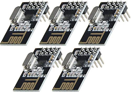 5pcs NRF24L01 2.4GHz Wireless Transceiver Module for Arduino Microcontroller | 5 Stück NRF24L01 2,4 GHz Wireless Modul für Arduino, ESP8266, Raspberry Pi, etc. 5pcs NRF24L01 2.4GHz Wireless Transceiver Module for Arduino Microcontroller | 5 Stück NRF24L01 2,4 GHz Wireless Modul für Arduino, ESP8266, Raspberry Pi, etc. von TECNOIOT