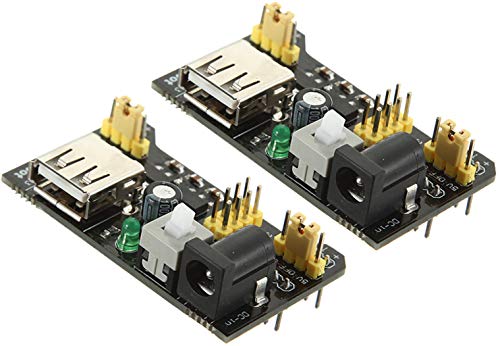 TECNOIOT MB102 Solderless Breadboard Power Supply Module 3.3V 5V, 2pcs, Kompatibel mit 5V, 3.3V, Max. Ausgangsstrom: <700 mA, Elektronik TECNOIOT MB102 Solderless Breadboard Power Supply Module 3.3V 5V, 2pcs, Kompatibel mit 5V, 3.3V, Max. Ausgangsstrom: <700 mA, Elektronik von TECNOIOT