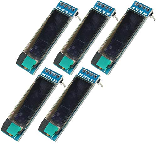 TECNOIOT x5pcs 0.91 Inch Blue 128X32 OLED LCD LED Display Module -5 Pieces 0.91 Inch 128 x 32 IIC I2C OLED LCD Display Blue DIY OLED Module DC 3.3 V 5 V TECNOIOT x5pcs 0.91 Inch Blue 128X32 OLED LCD LED Display Module -5 Pieces 0.91 Inch 128 x 32 IIC I2C OLED LCD Display Blue DIY OLED Module DC 3.3 V 5 V von TECNOIOT