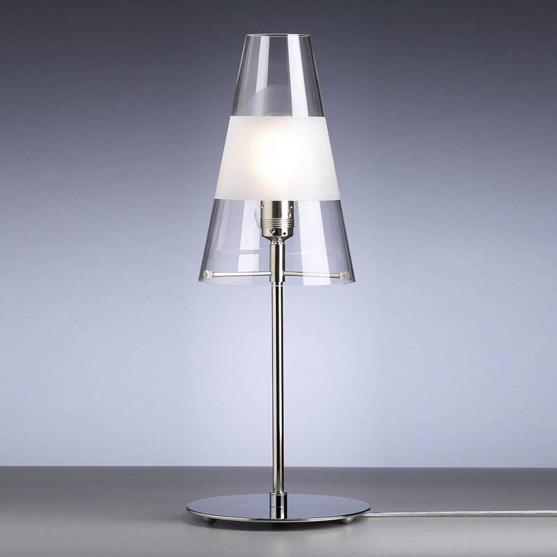TECNOLUMEN Walter Schnepel Tischlampe, klar/matt von TECNOLUMEN