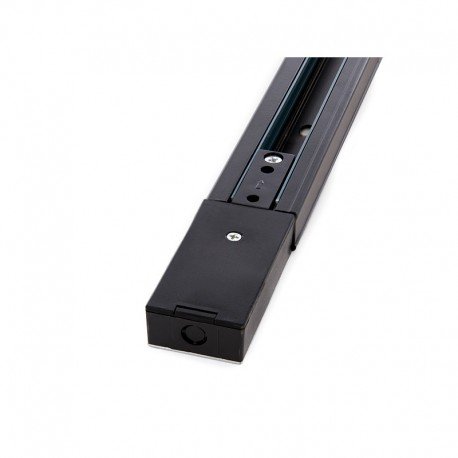 Schiene gerade BIFÁSICO Aluminium 1 Meter schwarz 46992 von TECNOLUX EURO