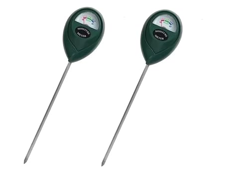 2 Stück Feuchtigkeitsmesser für Pflanzen, hohe Präzision, 30 cm, lange Sonde für tiefe Blumentöpfe, Bewässerungssensor für Blumen, Gemüse und Bäume, ideal für Gewächshäuser und Gärten 2 Stück Feuchtigkeitsmesser für Pflanzen, hohe Präzision, 30 cm, lange Sonde für tiefe Blumentöpfe, Bewässerungssensor für Blumen, Gemüse und Bäume, ideal für Gewächshäuser und Gärten von TECNOULAB