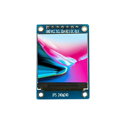 TECNOULAB 1 Stück 1,3 Zoll 1,3 Zoll TFT IPS HD Farb-LCD-Anzeigemodul ST7789 Drive IC 240 * 240 TECNOULAB 1 Stück 1,3 Zoll 1,3 Zoll TFT IPS HD Farb-LCD-Anzeigemodul ST7789 Drive IC 240 * 240 von TECNOULAB